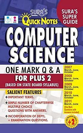 Computer Science One Mark Q and A for +2 Reader