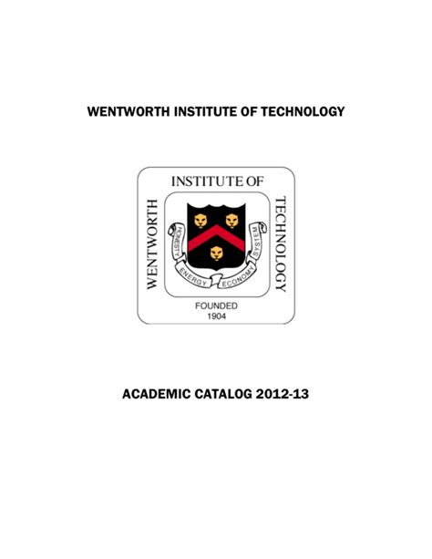 Computer Science Wentworth Institute Of Technology Academic Catalog