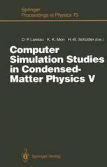 Computer Simulation Studies in Condensed-Matter Physics V Proceedings of the Fifth Workshop Athens Kindle Editon