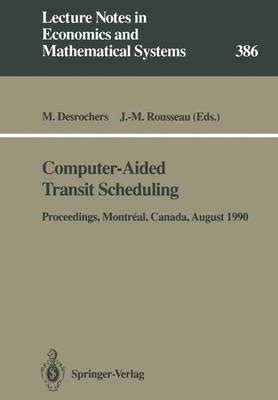 Computer-Aided Transit Scheduling Proceedings Epub