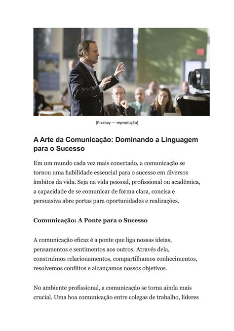 Comunicação sem Fronteiras: Dominando a Linguagem COM