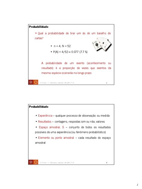 Conceitos Fundamentais: Probabilidades e Valor Esperado