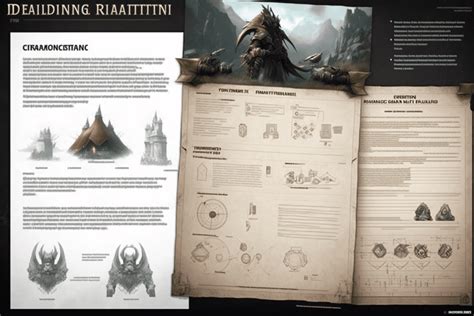 Concept Art and Design Documents: