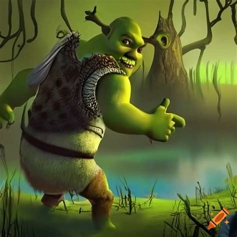 Concept Art of Shrek: A Journey into the Swamp