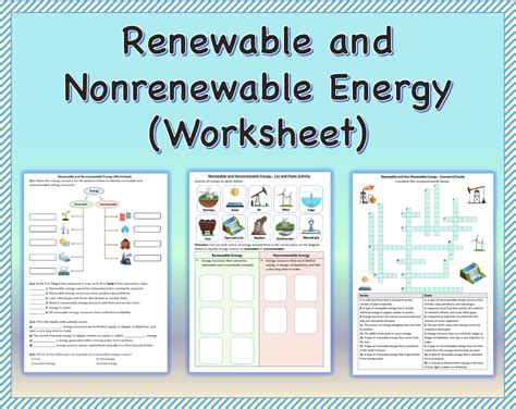 Concept Review Nonrenewable Resources Answer Key PDF