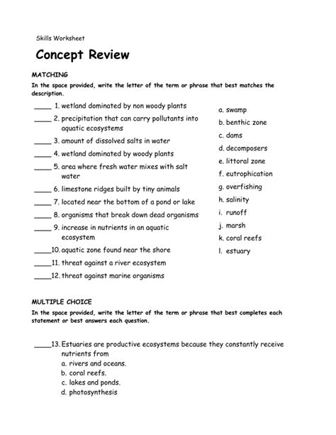 Concept Review Skills Answers Epub