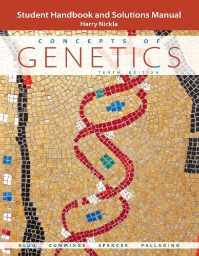 Concepts Of Genetics 10th Edition Solutions Manual Pdf Epub