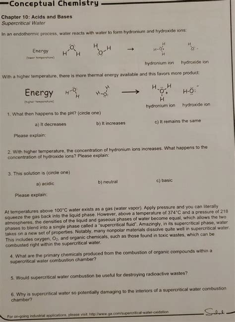 Conceptual Chemistry Practice Page Answers Doc