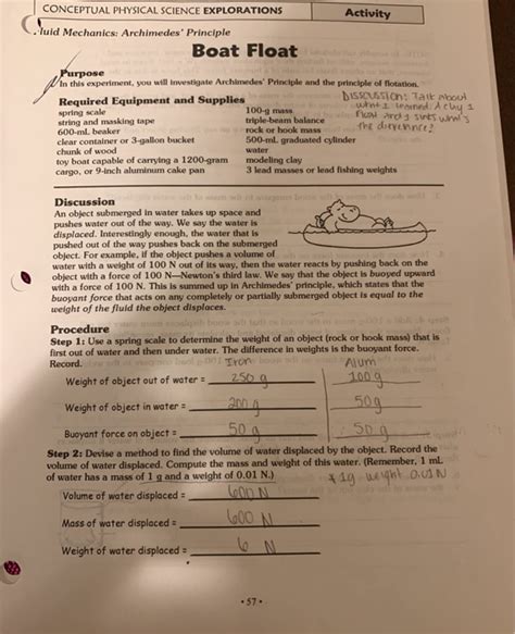 Conceptual Physical Science Explorations Answers Doc