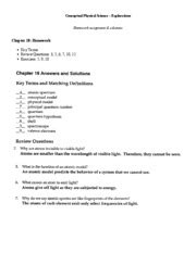 Conceptual Physical Science Explorations Ch 18 Answers Doc