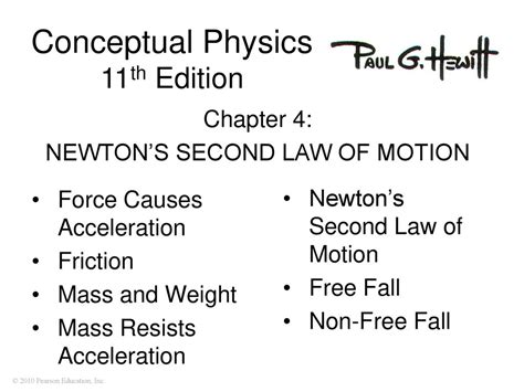 Conceptual Physics 11th Edition Chapter 4 Answers Epub