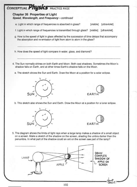 Conceptual Physics Chapter 26 Properties Of Light Answers Epub