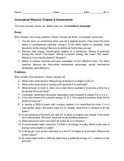 Conceptual Physics Chapter 8 Assessment Answers Epub