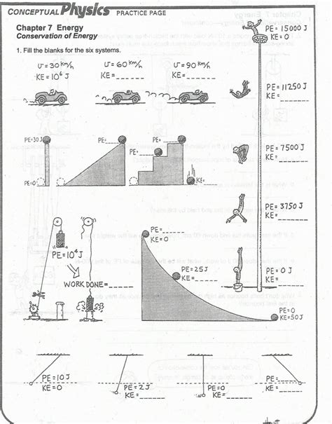 Conceptual Physics Practice Page Chapter 7 Answers Doc