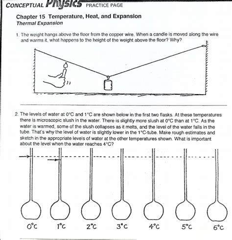 Conceptual Physics Temperature Heat And Expansion Answers Doc