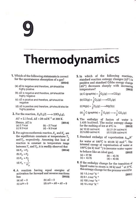 Conceptual Physics Thermodynamics Answers PDF