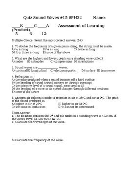 Conceptual Physics Wave And Sound Quiz Answers Epub