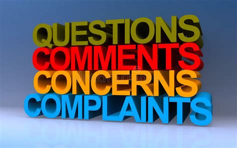 Concerns and Complaints: