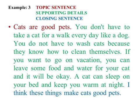 Concluding Sentence About Both Cats And Dogs Ebook PDF