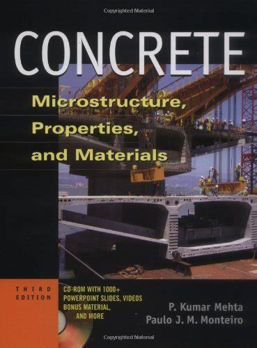 Concrete Microstructure, Properties, and Materials 3rd Edition PDF