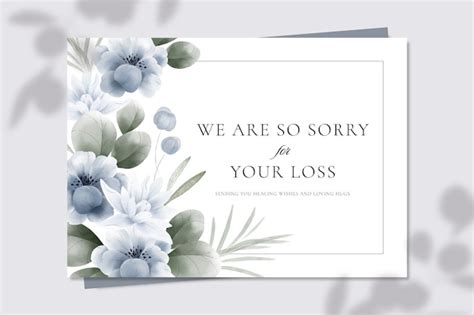 Condolence Card Template