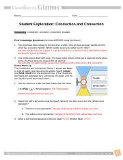 Conduction And Convection Gizmo Answers Explorelearning Kindle Editon