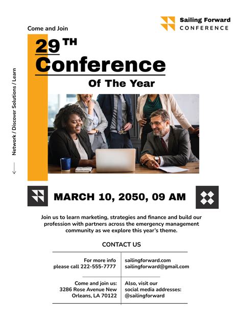 Conference Announcement Template