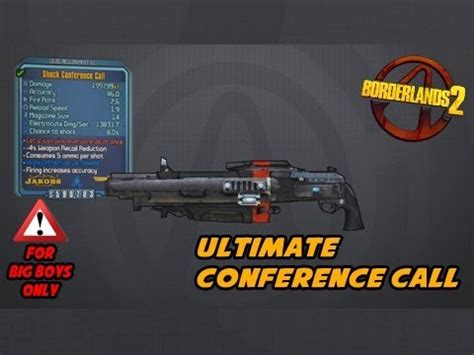 Conference Call Borderlands 2: The Ultimate Guide to Damage Mayhem