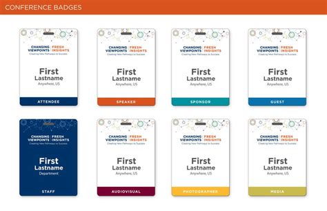 Conference Name Badge Template