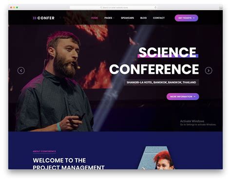 Conference Website Template