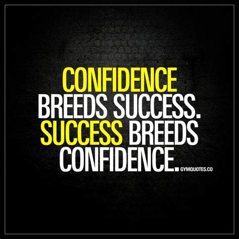 Confidence and success: