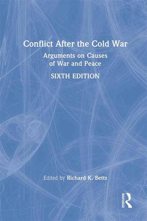 Conflict After Cold War Arguments on Causes of War and Peace 3rd Edition Epub