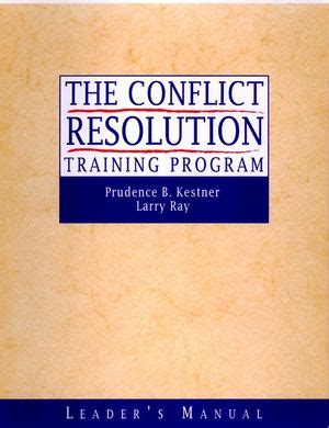 Conflict Resolution Training Manual Epub