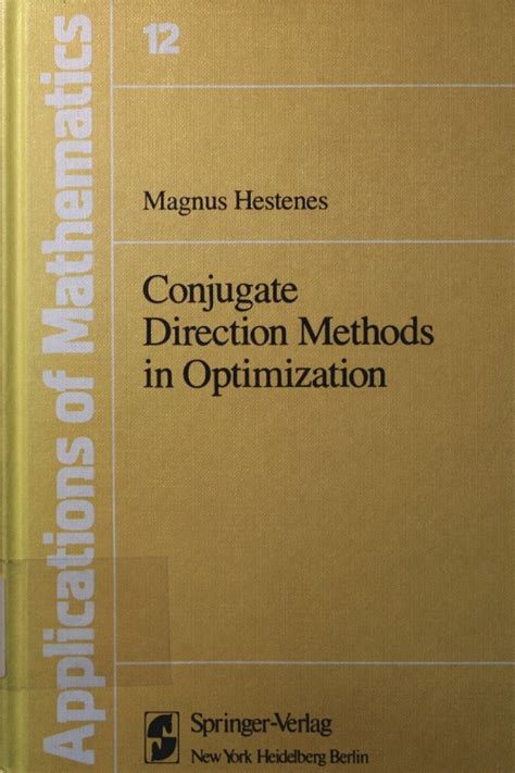 Conjugate Direction Methods in Optimization Reader