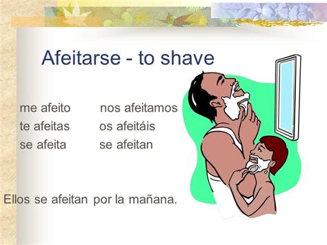 Conjugations of Afeitarse