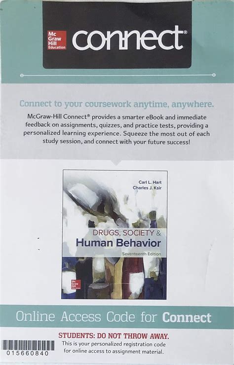 Connect Access Card for Drugs Society and Human Behavior PDF