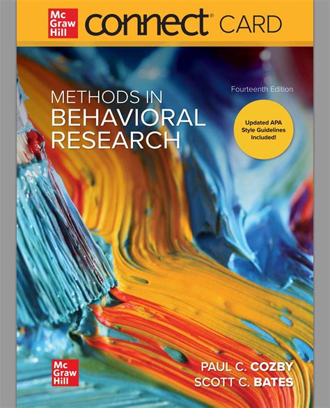 Connect Access Card for Methods in Behavioral Research Epub