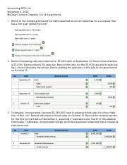 Connect Accounting Answers Chapter 11 Reader