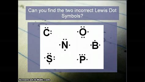 Connect The Dots Lewis Dot Symbols Answers Kindle Editon