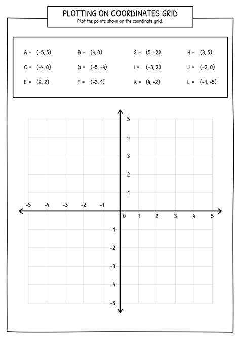 Connect The Dots Printable With Ordered Pairs