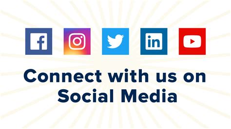 Connect with us on social media: