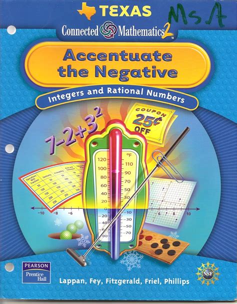 Connected Mathematics 2 Accentuate Negative Answers Doc