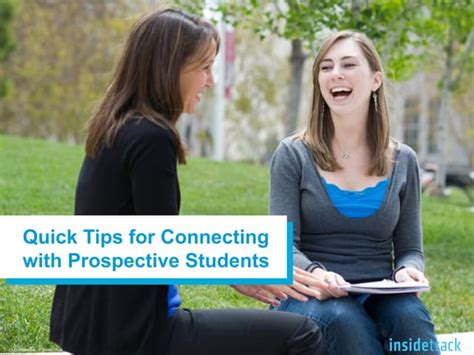 Connecting with Prospective Students:
