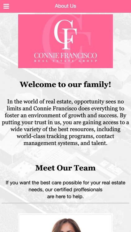 Connie Francisco Real Estate Group: Your Trusted Partner in Real Estate