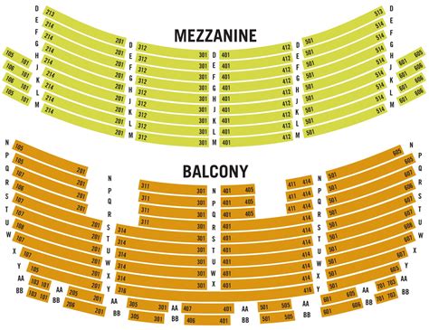 Connor Palace Seating Chart With Seat Numbers