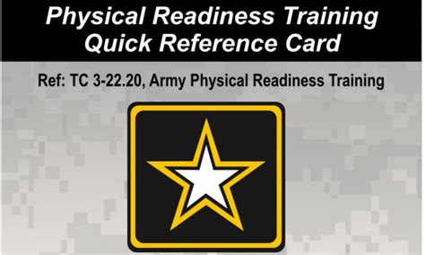 Conquer Army PRT with the Ultimate Training Advantage: The PRT Card Explained