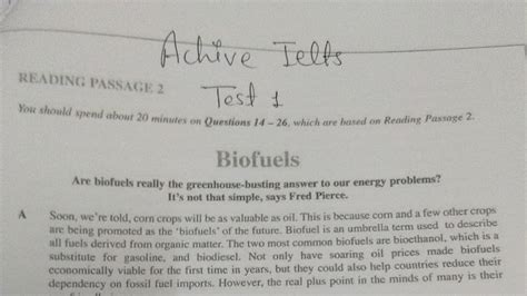 Conquer Biofuels Reading Passages: Your Key to Acing the Test!