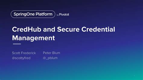 Conquer Credential Chaos: How CredHub Can Secure Your Cloud Foundry Apps (and Your Sanity)