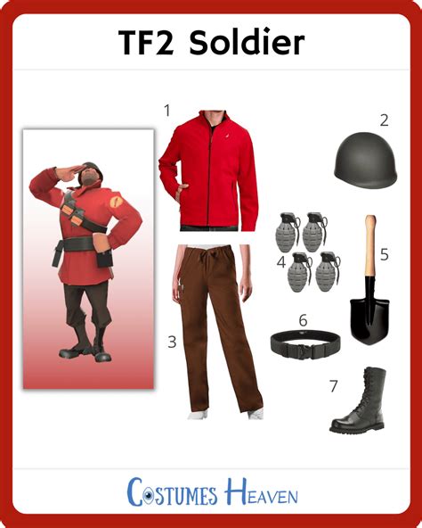 Conquer the Battlefield: A Comprehensive Guide to Creating the Perfect TF2 Soldier Costume