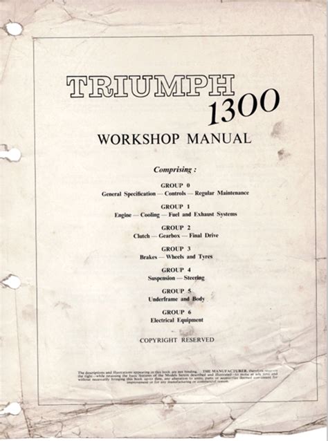 Conquest 1300 Workshop Manual Ebook Kindle Editon